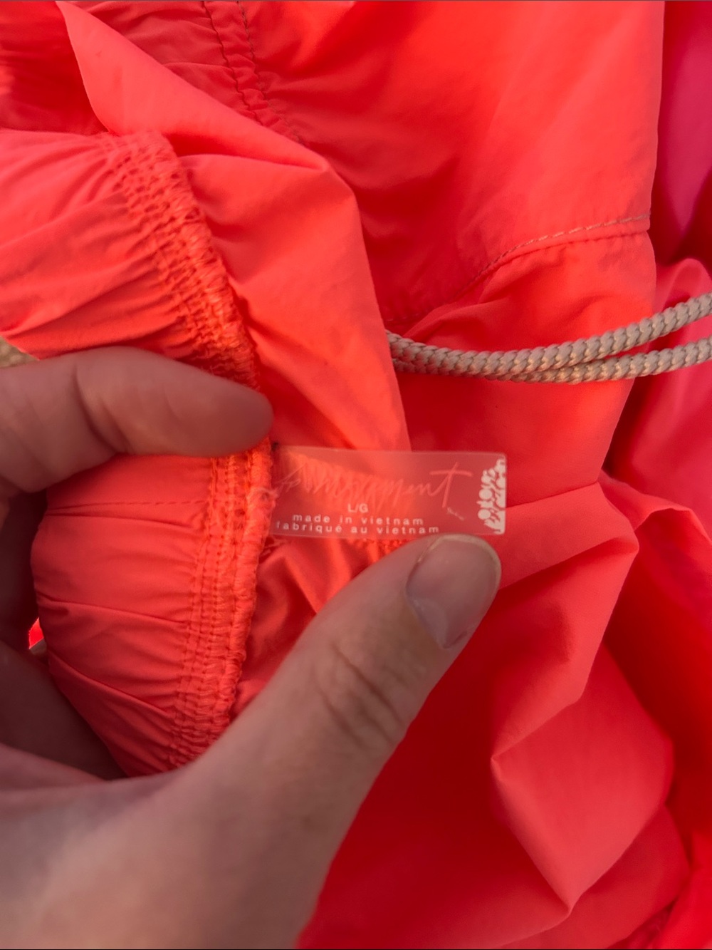 Free People Movement Wind Breaker Neon Coral Pants - Picture 7 of 7